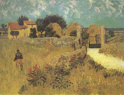 Vincent Van Gogh Farmhous in Provence (nn04) oil painting picture